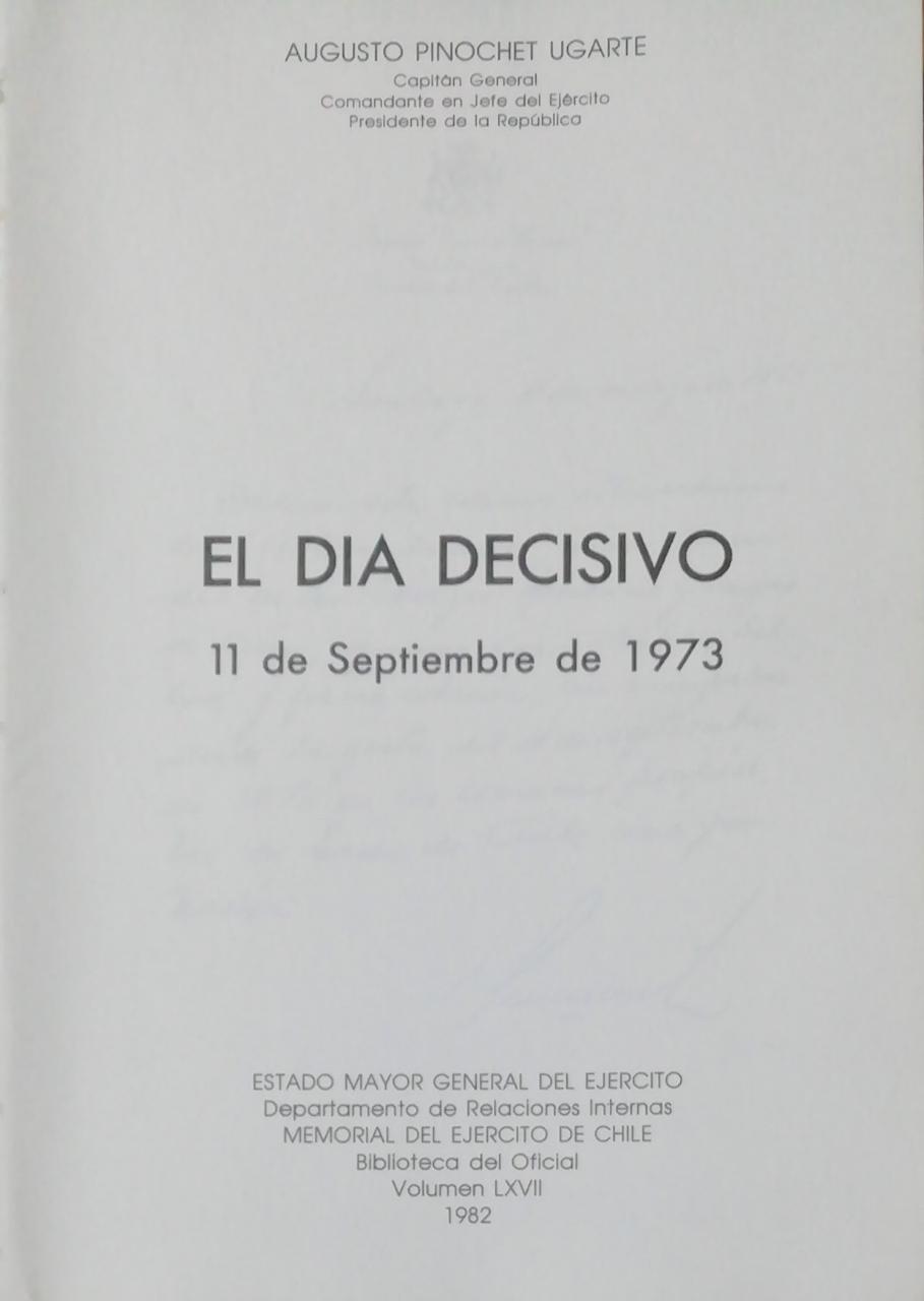 El día decisivo: 11 de septiembre de 1973