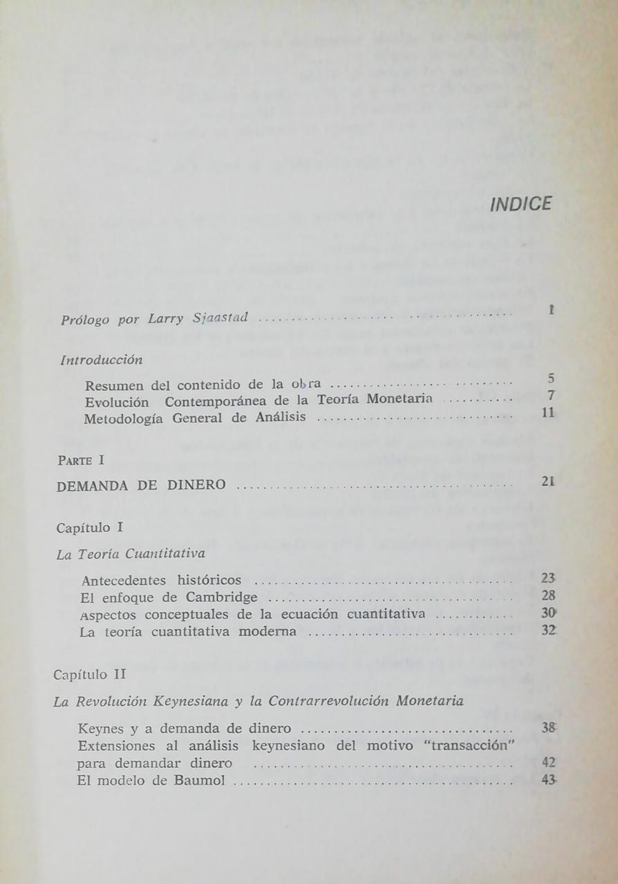 Dinero, precios y política monetaria