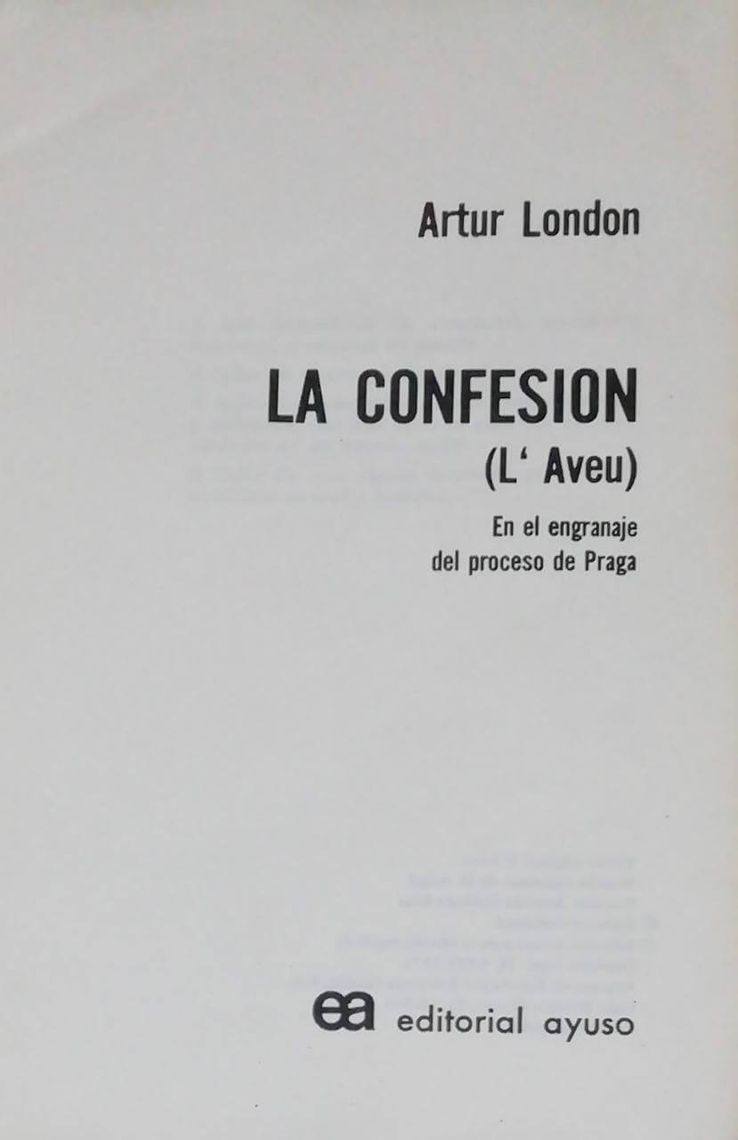 La confesión por Artur London