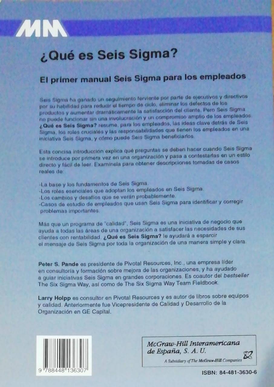 ¿Qué es Seis Sigma?