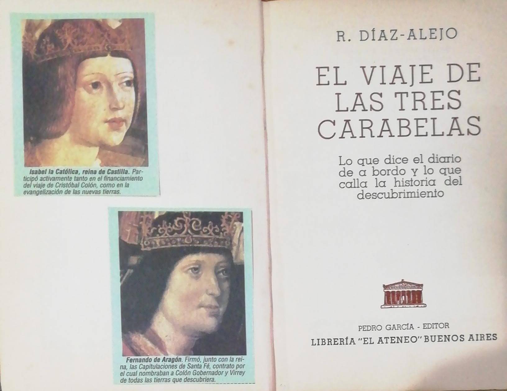 El viaje de las tres carabelas