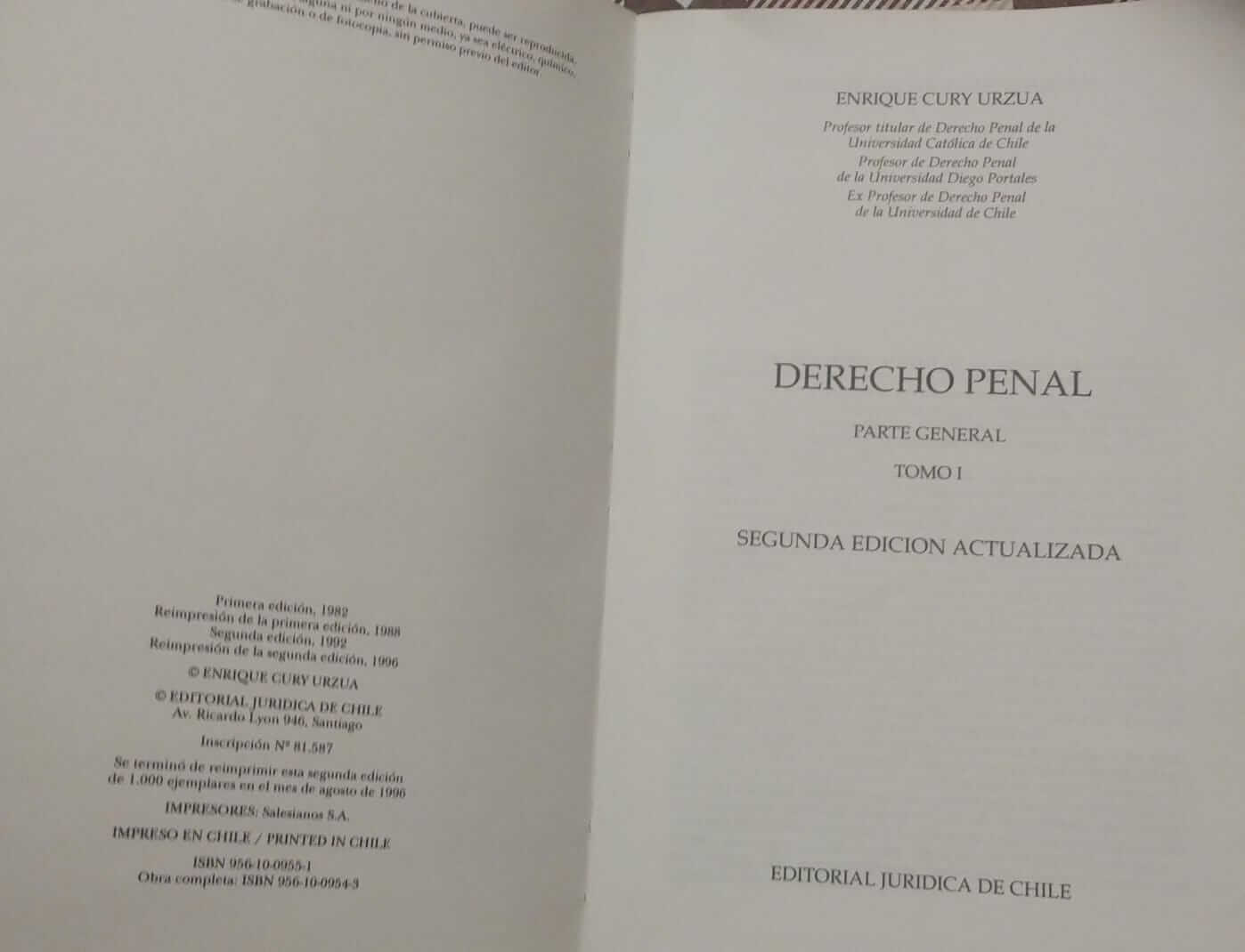 Derecho penal parte general tomo I y II