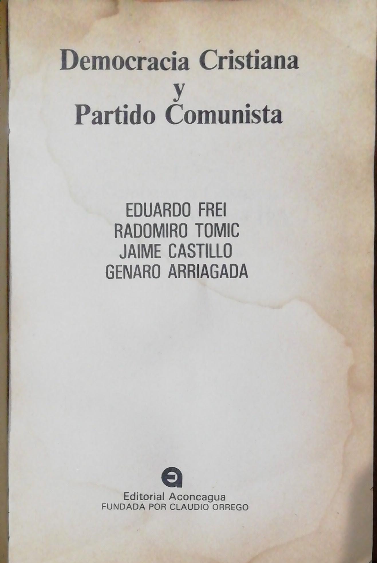 Democracia Cristiana y Partido Comunista