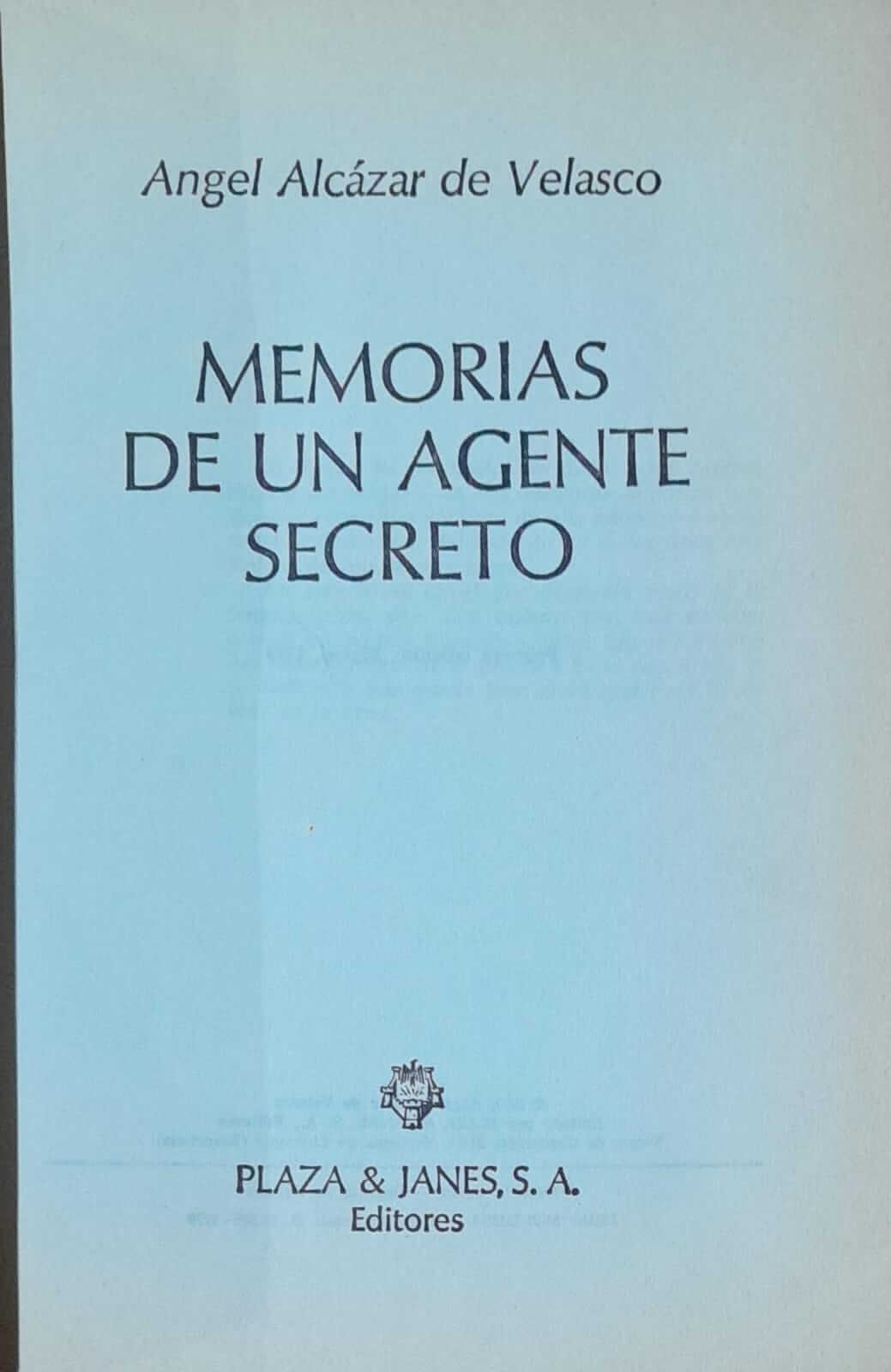 Memorias de un agente secreto