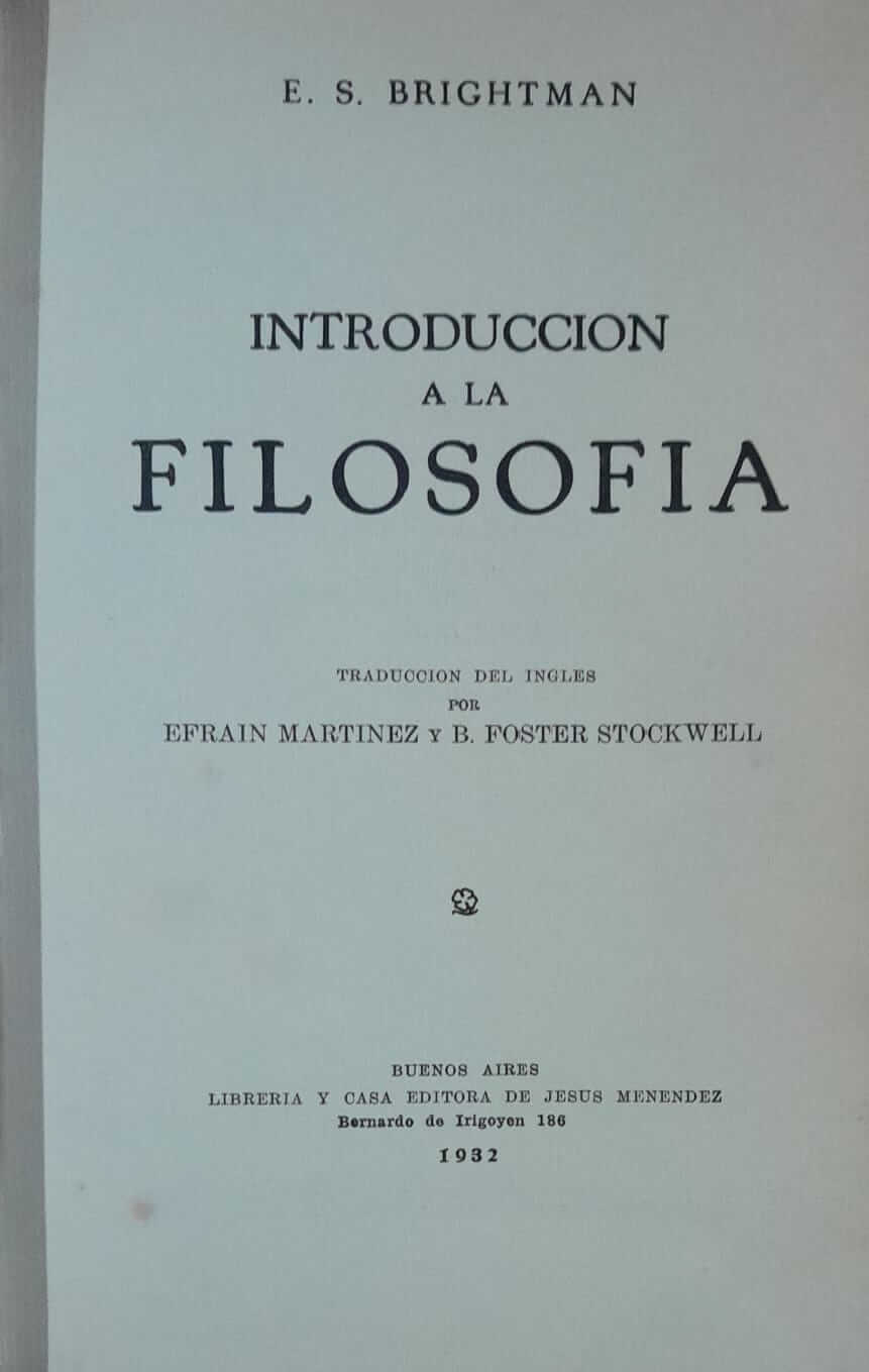 Introducción a la filosofía