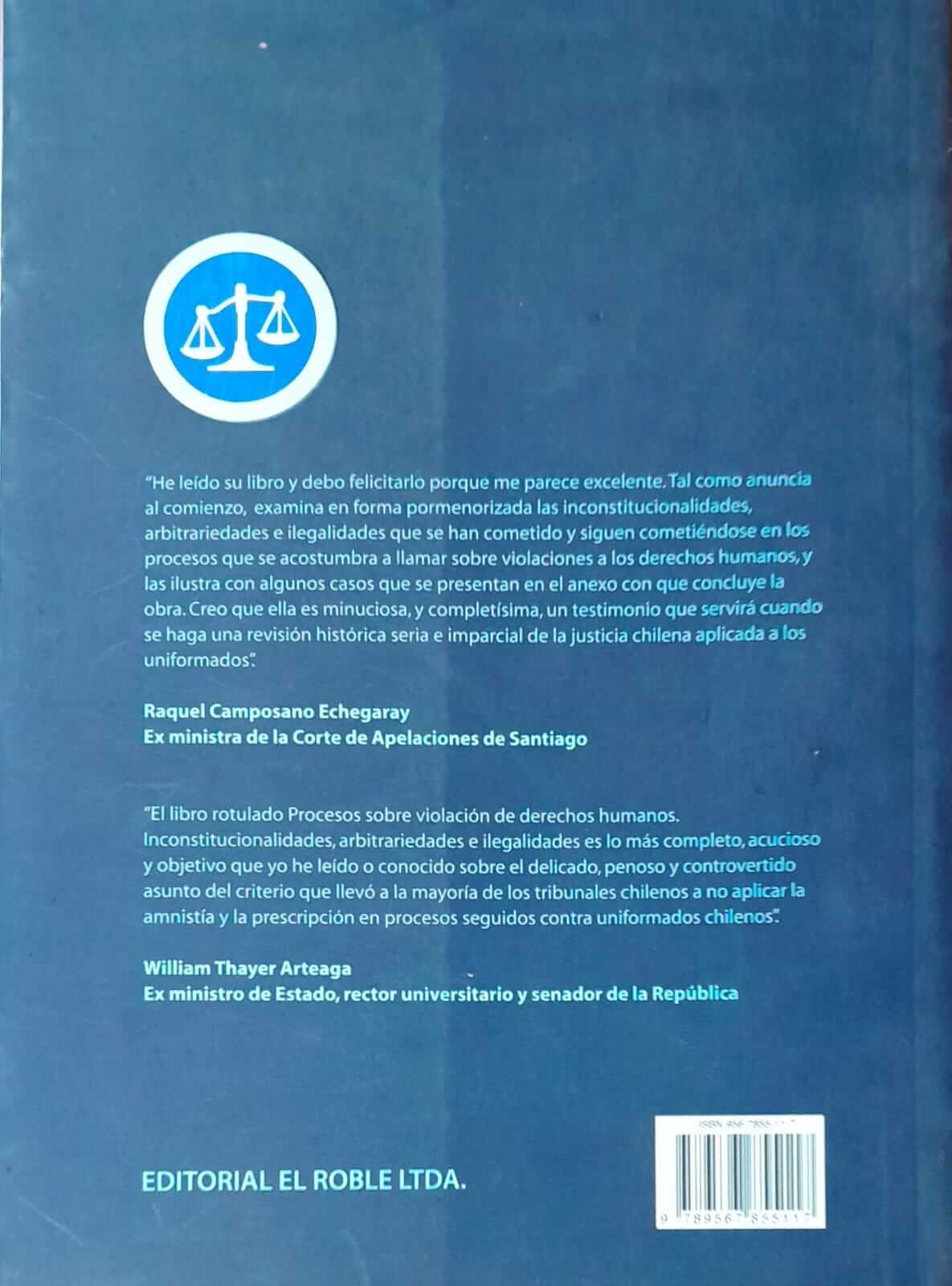 Procesos sobre violación de derechos humanos: inconstitucionalidades, 