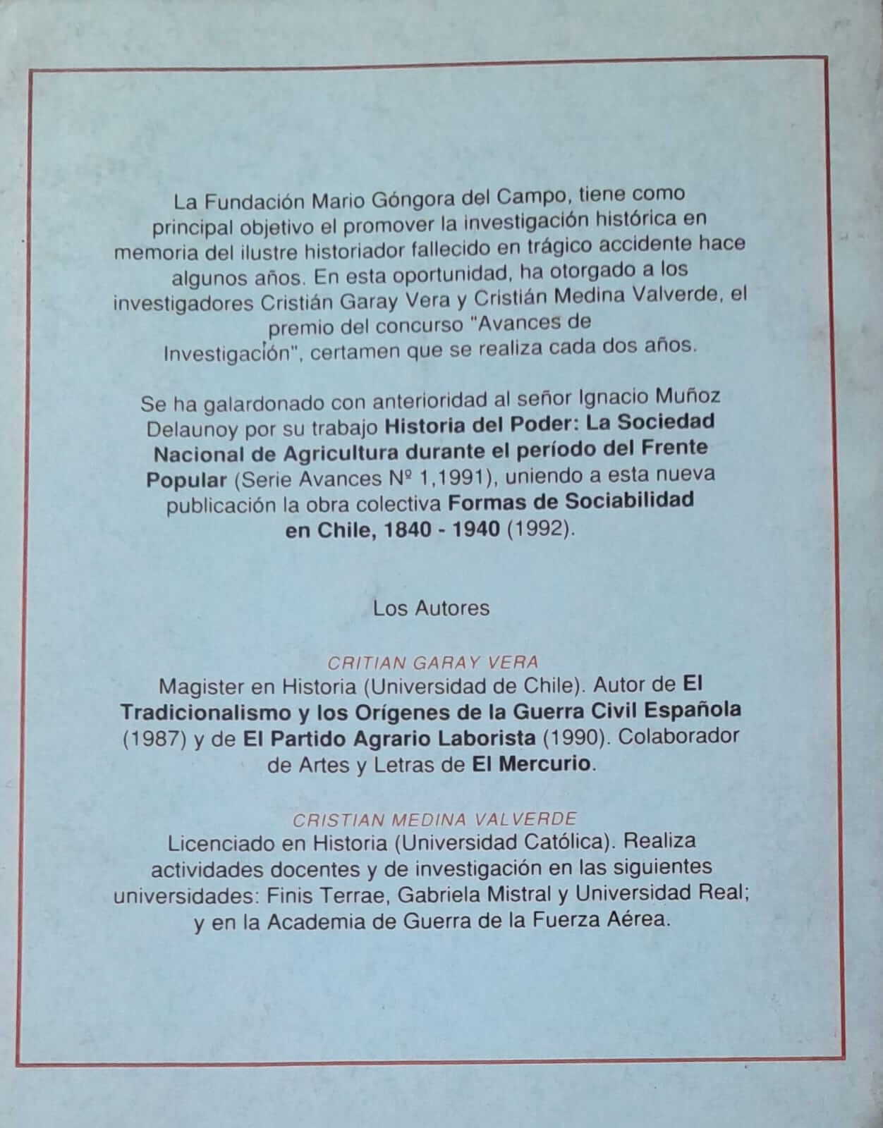 Chile y la guerra civil española, 1936-1939: relaciones diplomáticas y