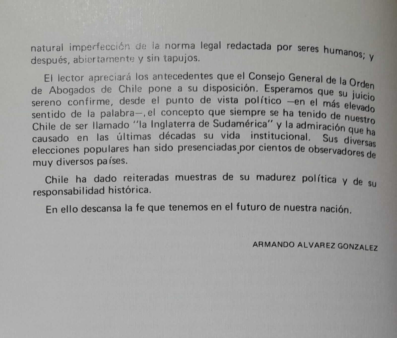 Antecedentes Histórico-Jurídicos: Años 1972-1973