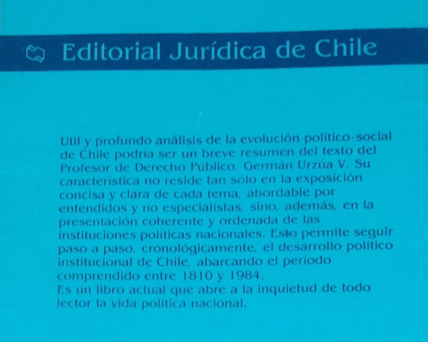 Diccionario político institucional de chile