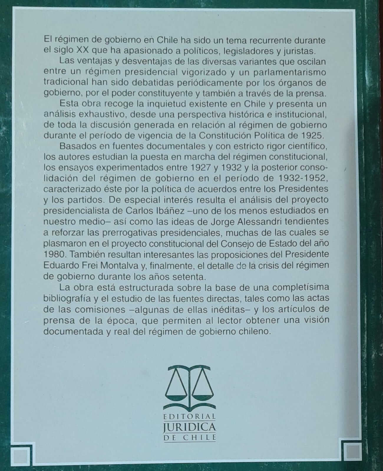 Régimen De Gobierno En Chile