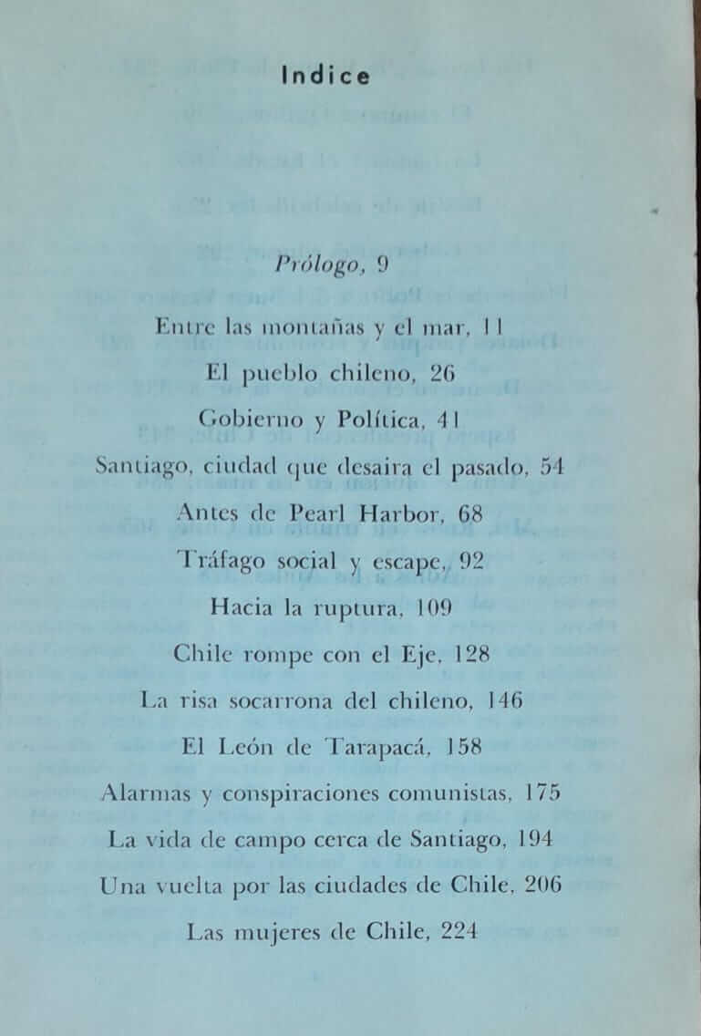 Misión En Chile. 1939-1953.