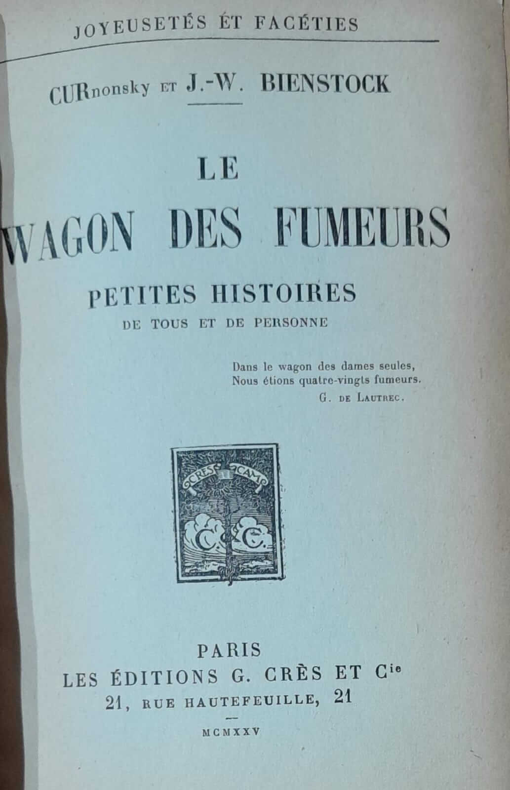 Le wagon des fumeurs