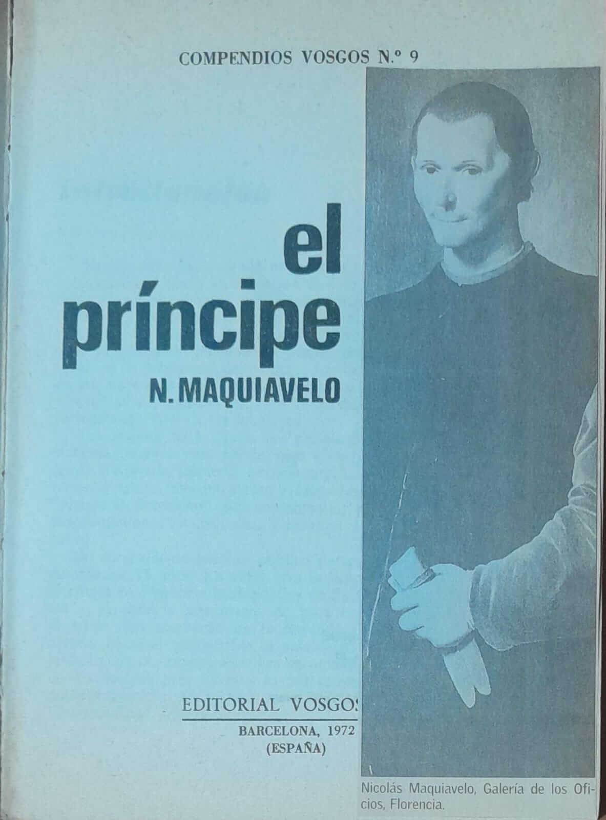 El Principe de Nicolás Maquiavelo