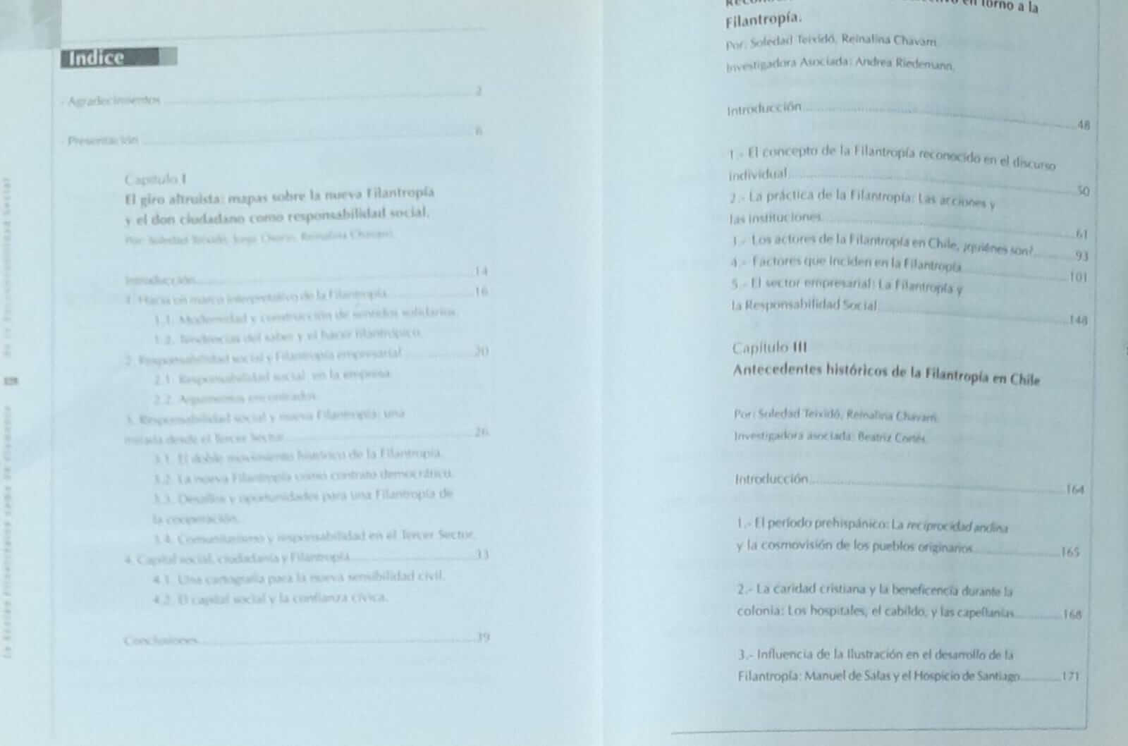 La acción filantrópica como un elemento de la responsabilidad social