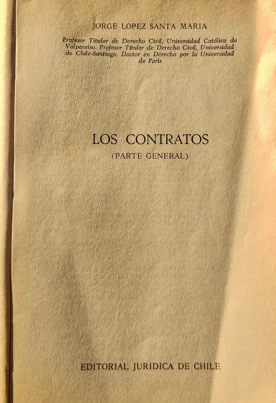 Los contratos Parte general