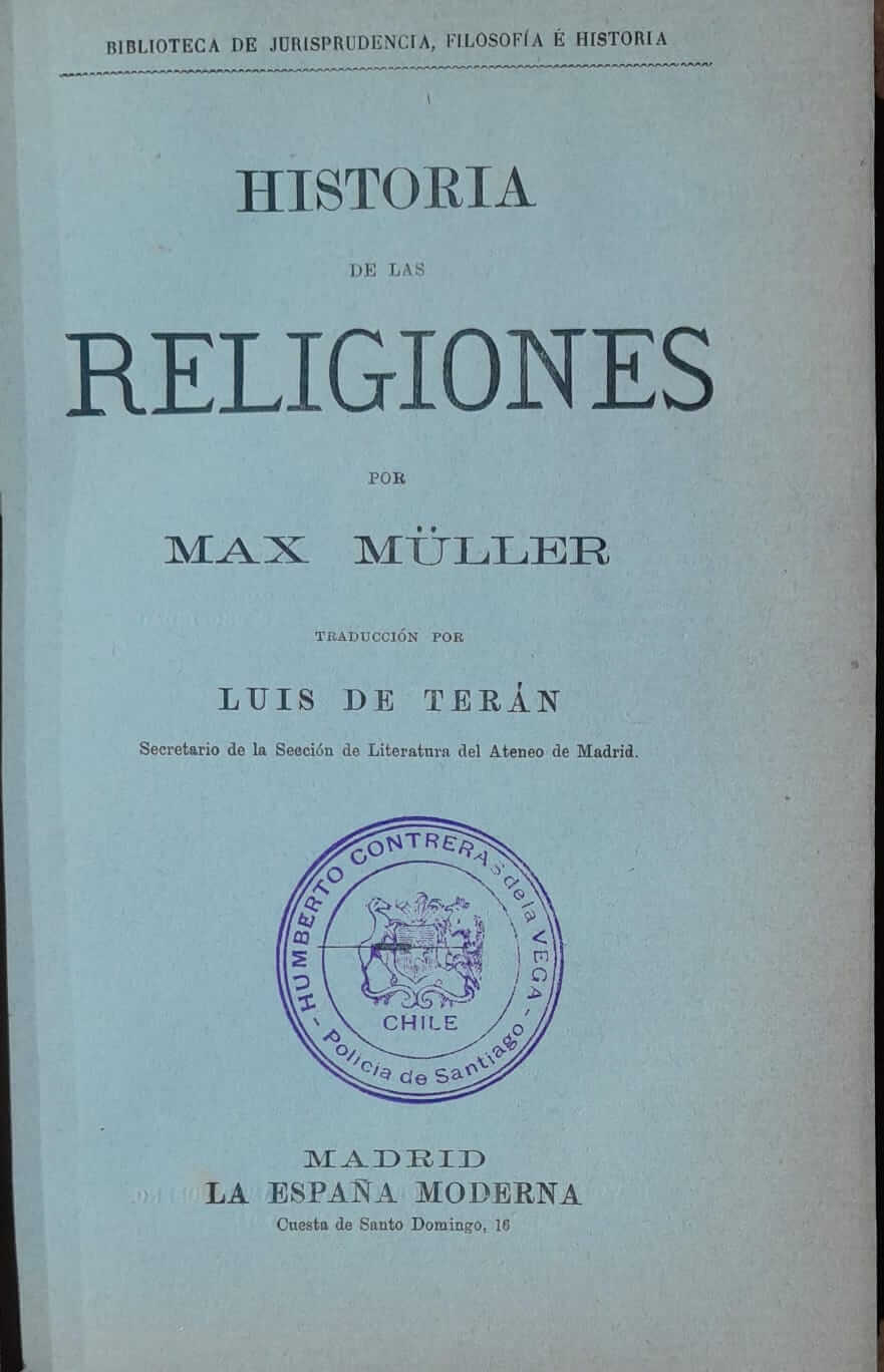 Historia de las Religiones.