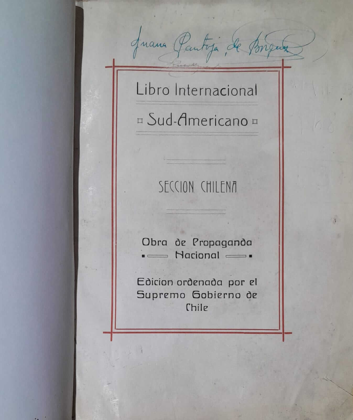 Libro Internacional Sud-Americano