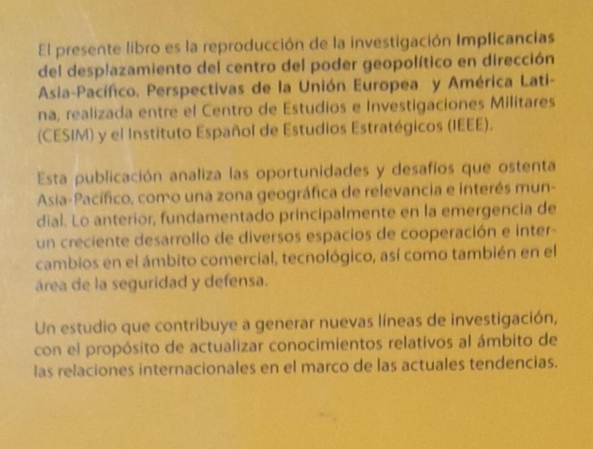 Implicancias del desplazamiento del centro del poder geopolítico