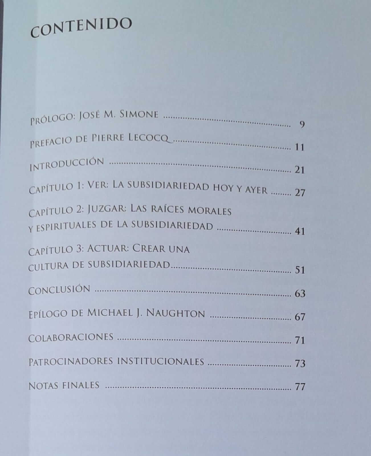 Como aplicar la subsidiaridad en la empresa