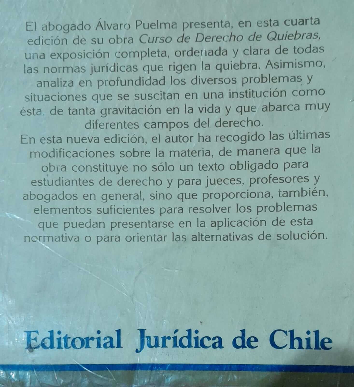 Curso de Derecho de Quiebras