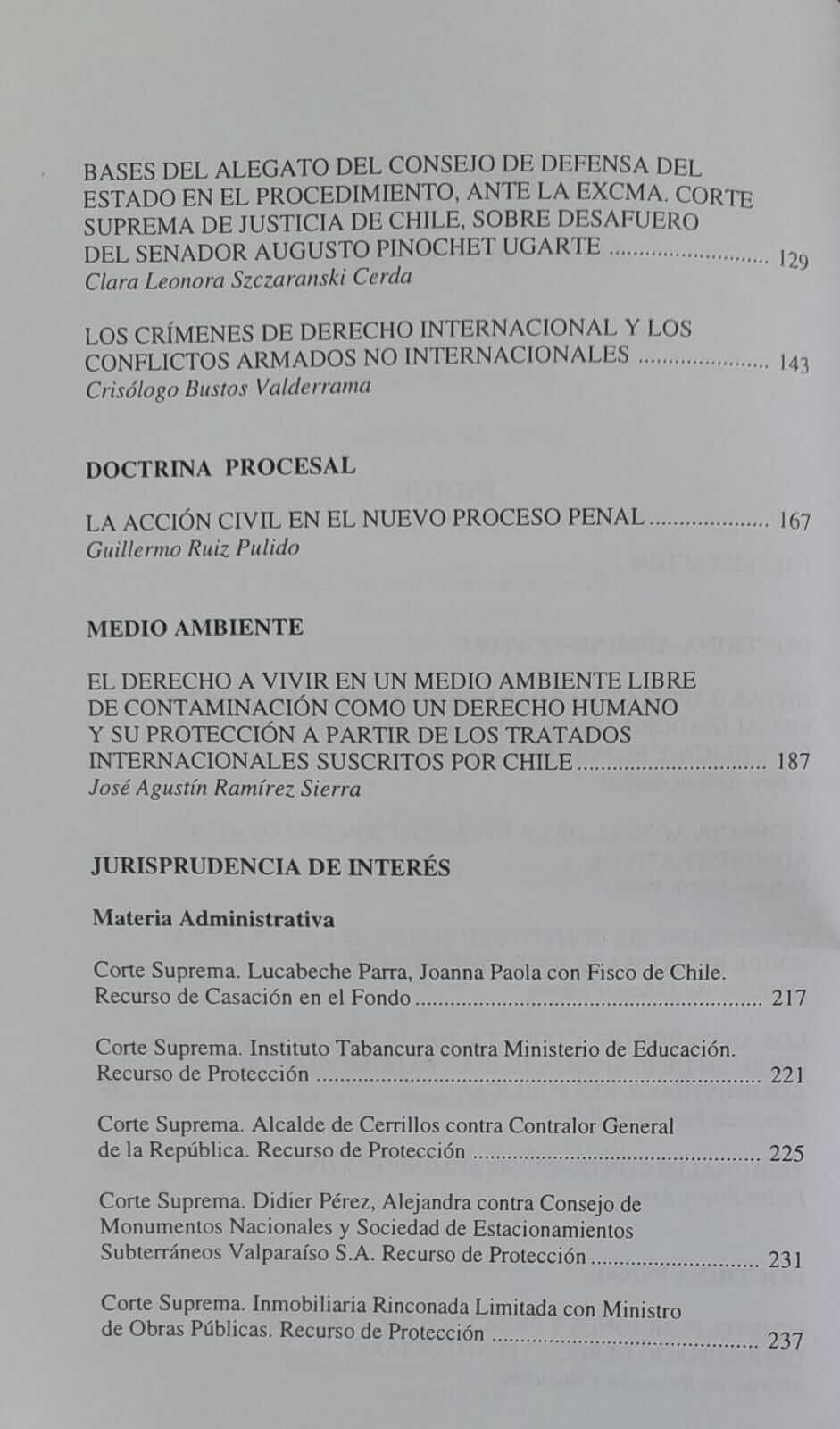 Revista de Derecho del Consejo de Defensa del Estado,