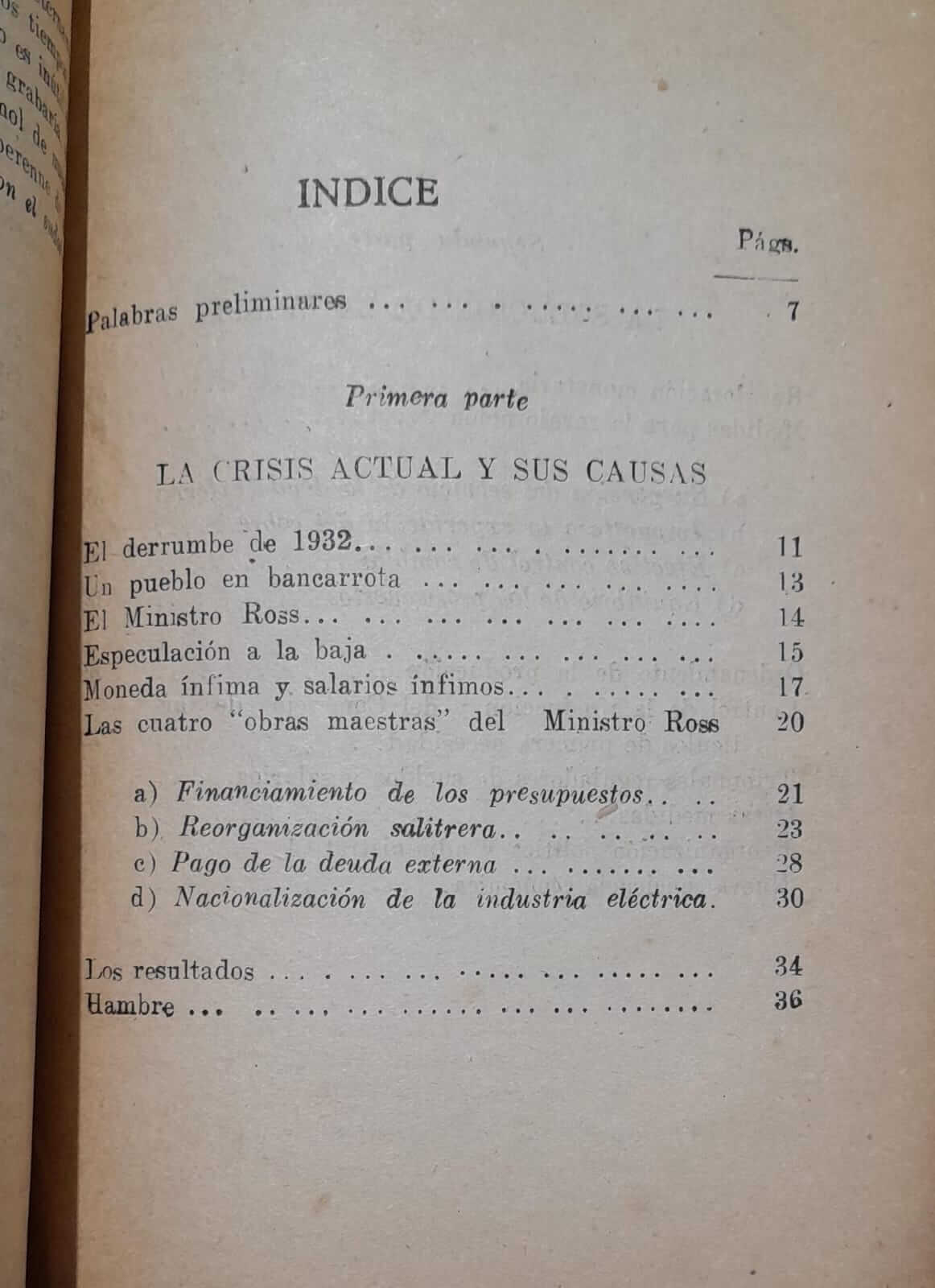 El Problema Del Hambre 1937