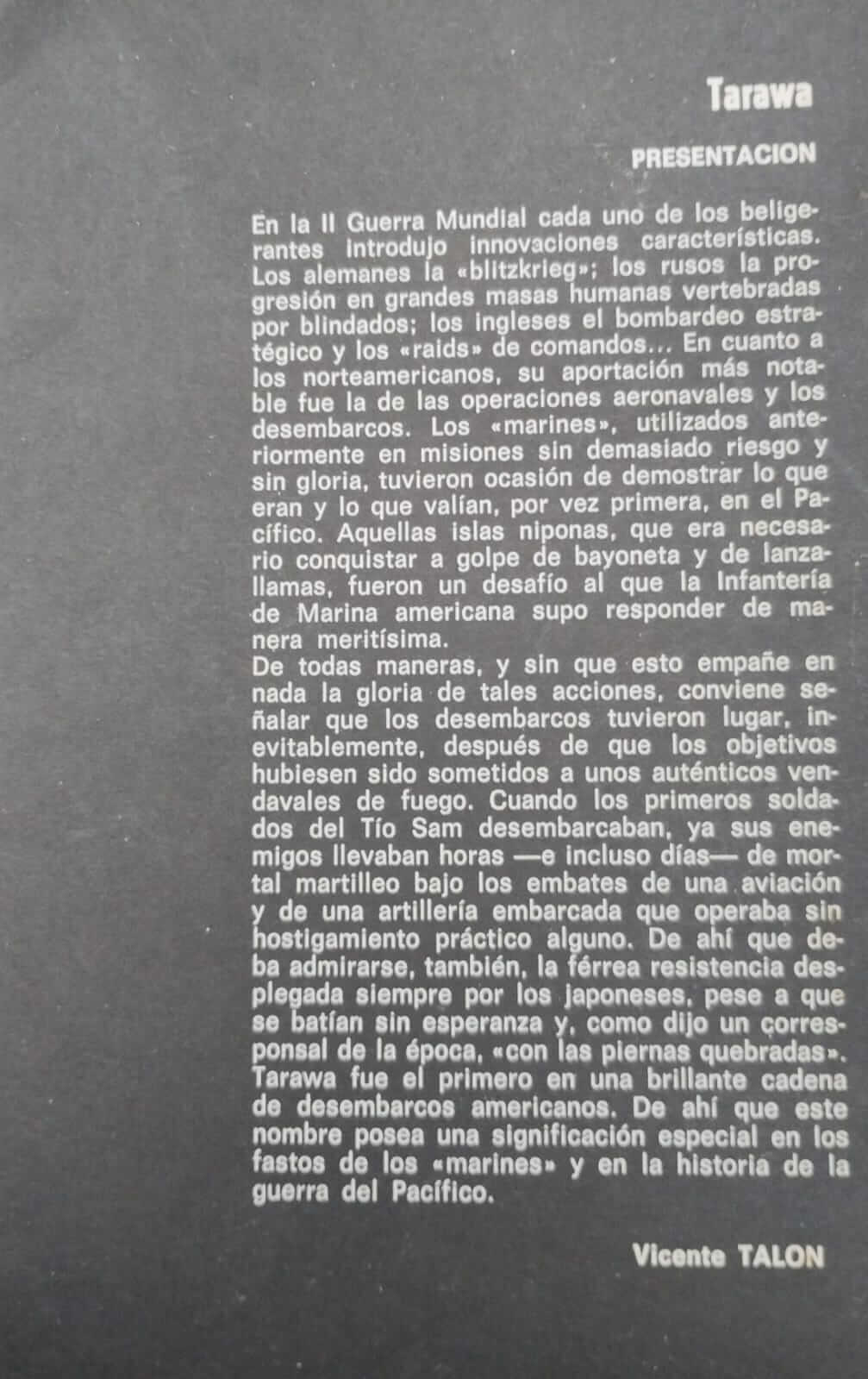 Tarawa. Ha nacido una leyenda.