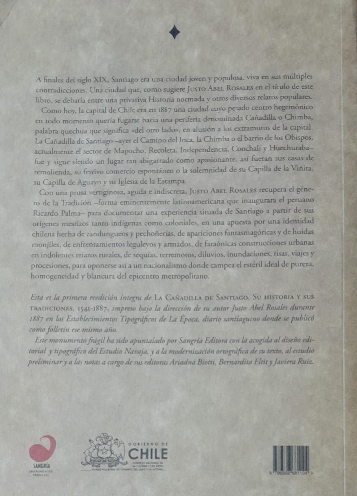 La Cañadilla de Santiago: Su Historia y Sus Tradiciones 1541-1887