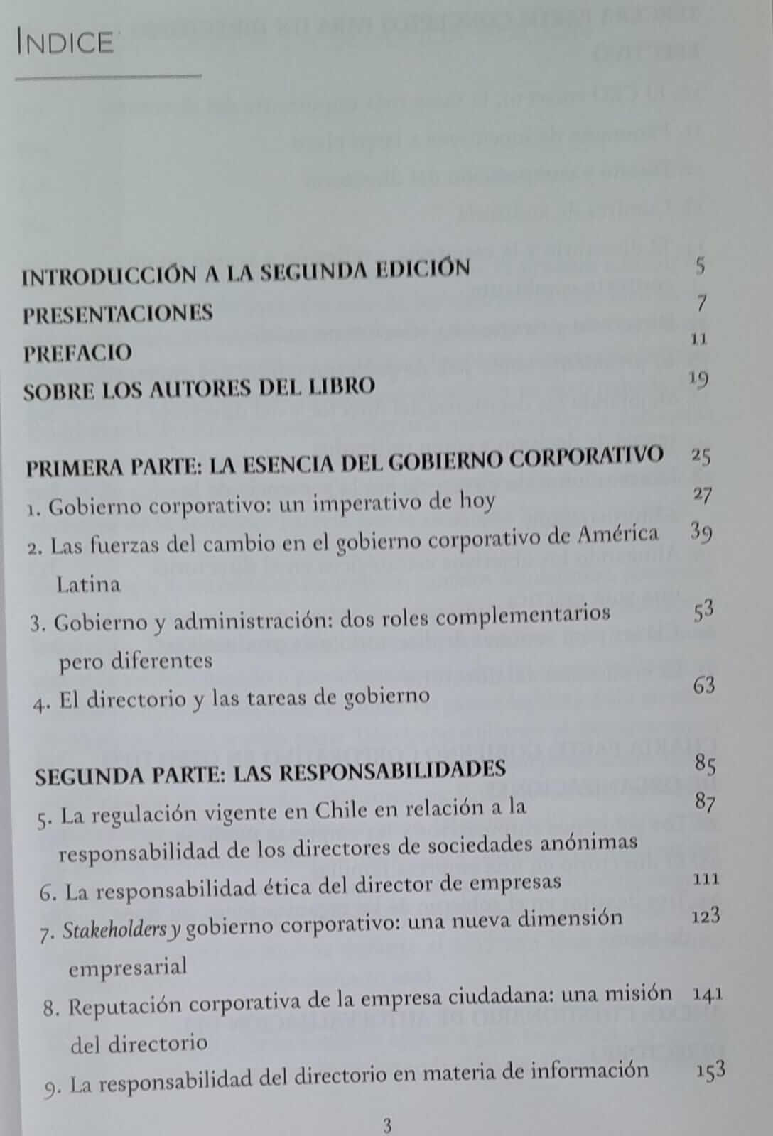 Directorio y Gobierno Corporativo