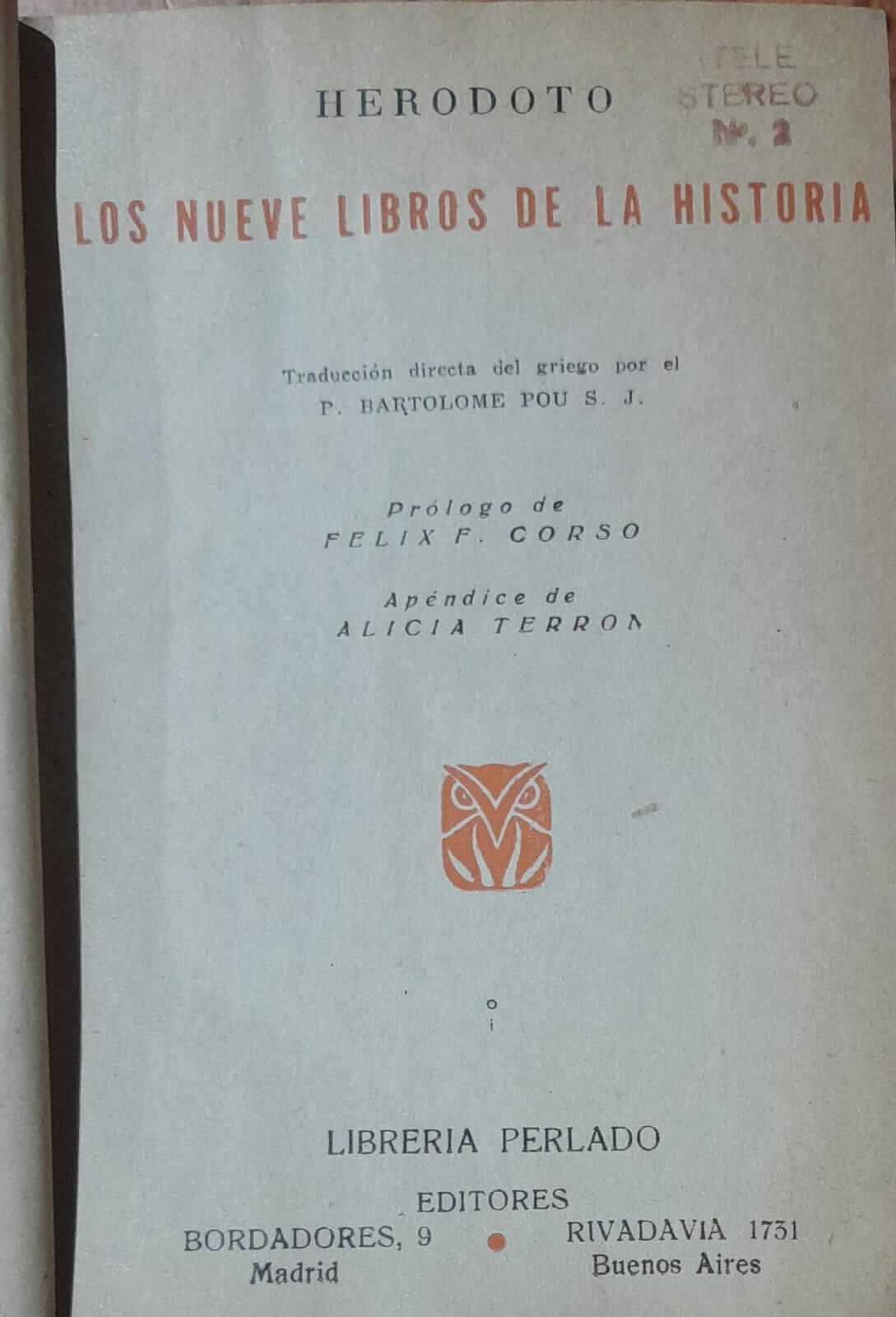 Los nueve libros de la Historia