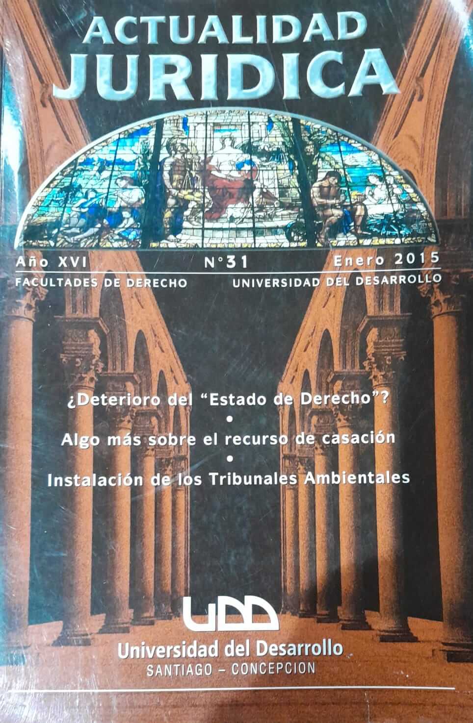 Revista Actualidad Jurídica N° 31 – Universidad del Desarrollo