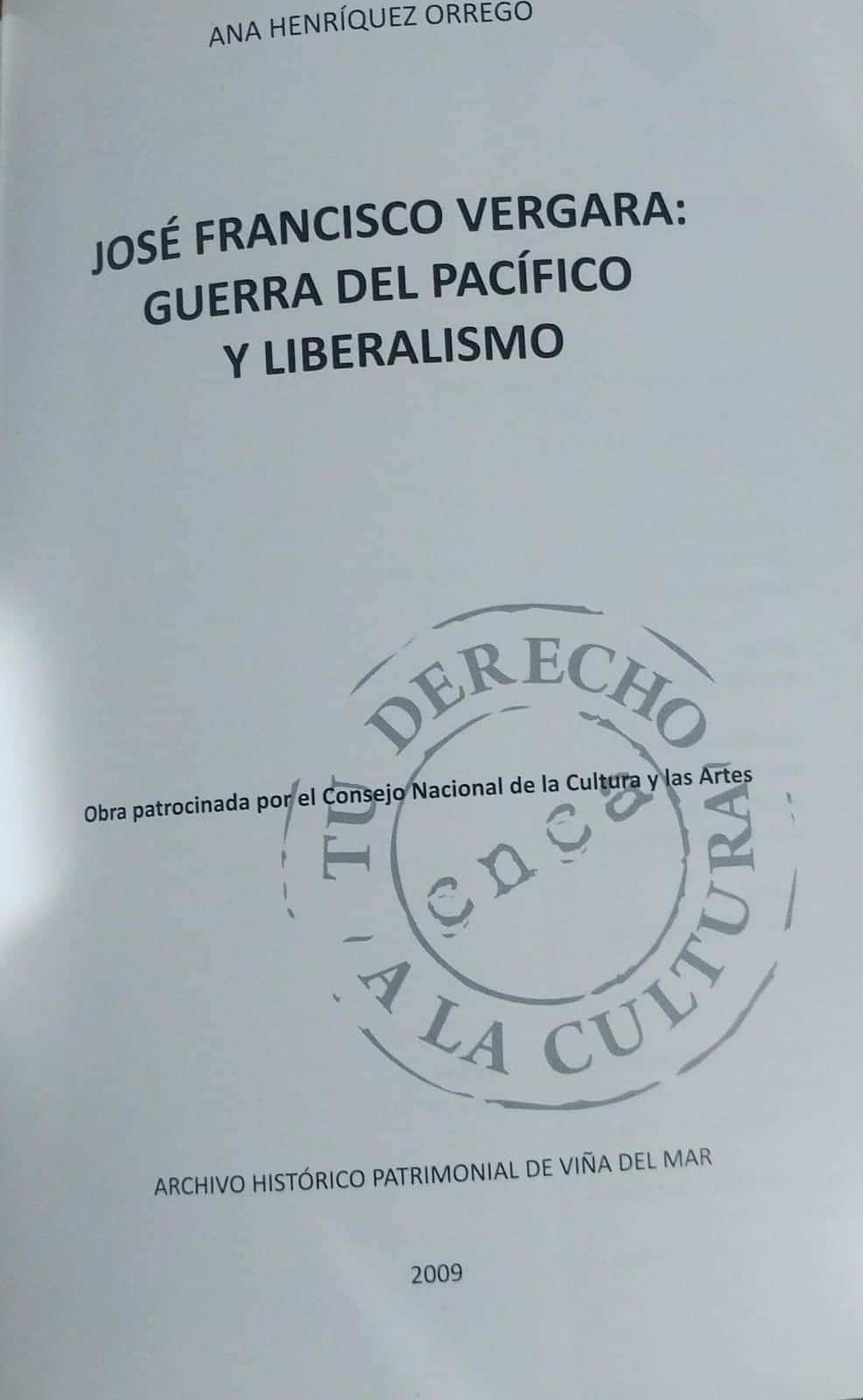 José Francisco Vergara: Guerra del Pacífico y Liberalismo