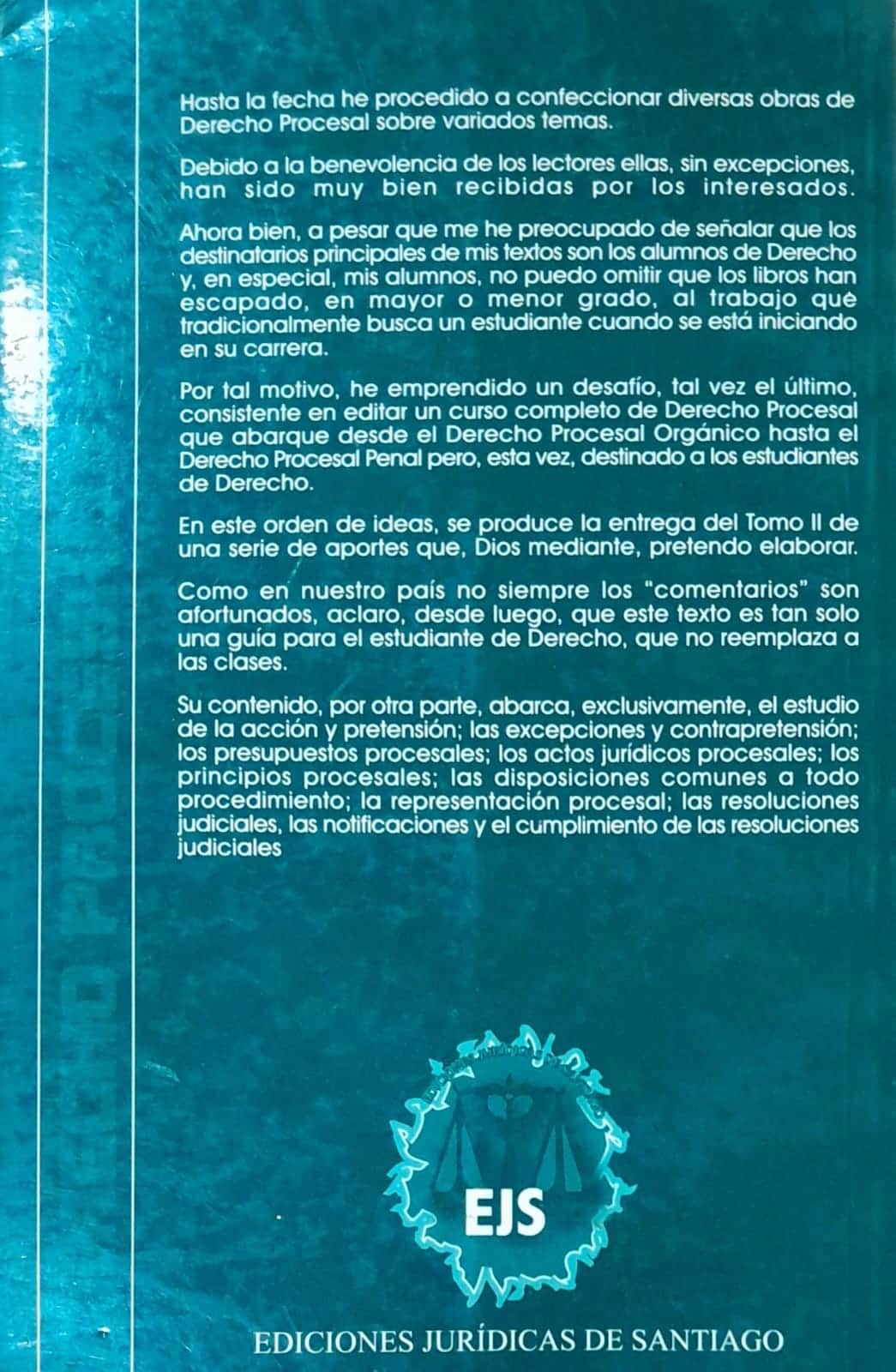 Curso de Derecho Procesal - Tomo II